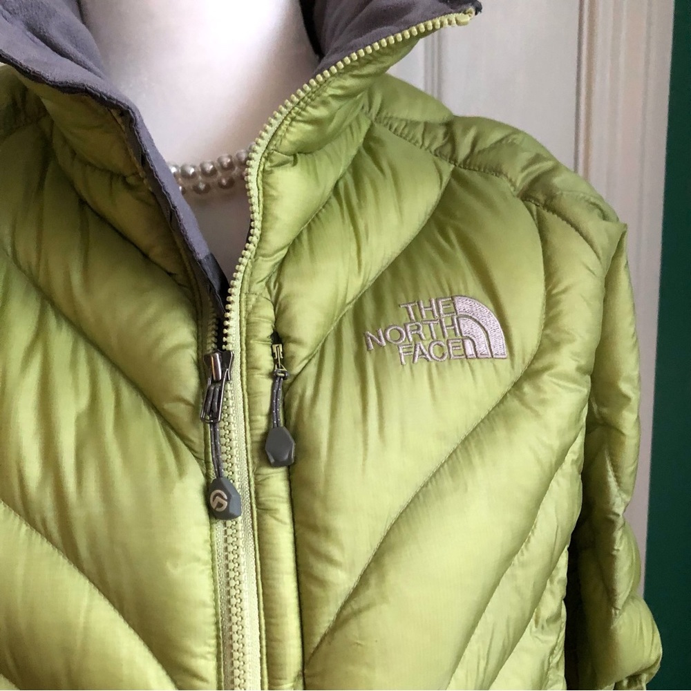 The North Face Summit Series Lime Puffer Down Jacket Small - Picture 15 of 16